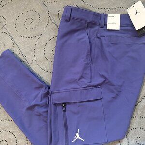 NIKE JORDAN CARGO SLIM FIT #502 PURPLE PANTS MEN SHORT INSEAM NWT $110.00